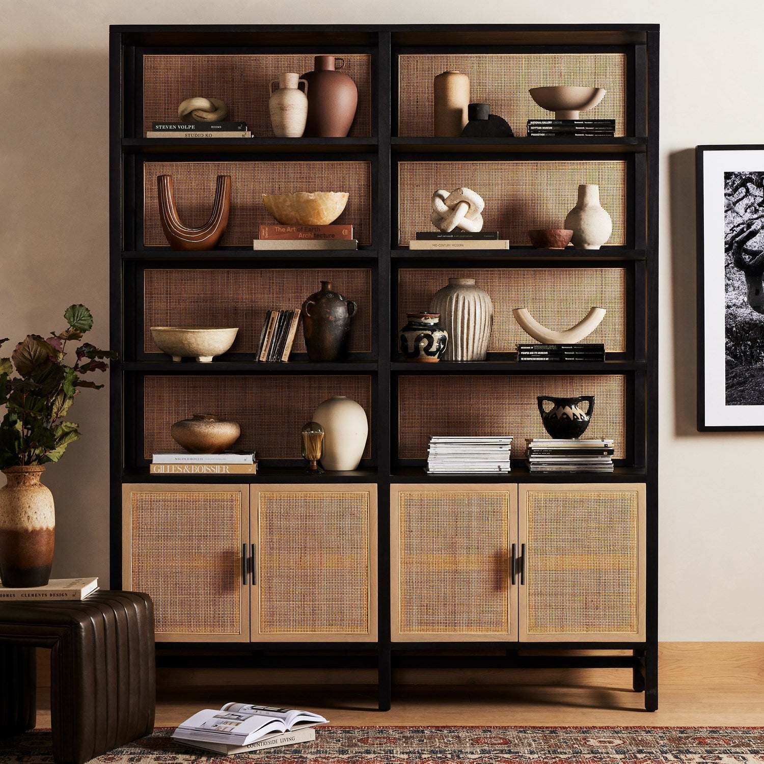 Caprice Wide Bookshelf