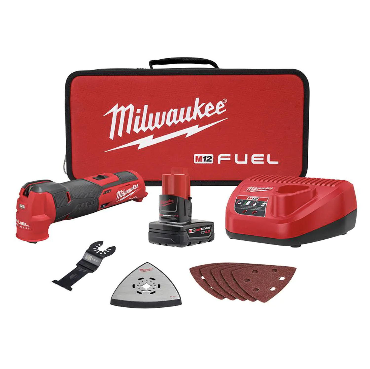 Milwaukee M12 FUEL 12-Volt Lithium-Ion Cordless Oscillating Multi-Tool Kit 2526-21XC