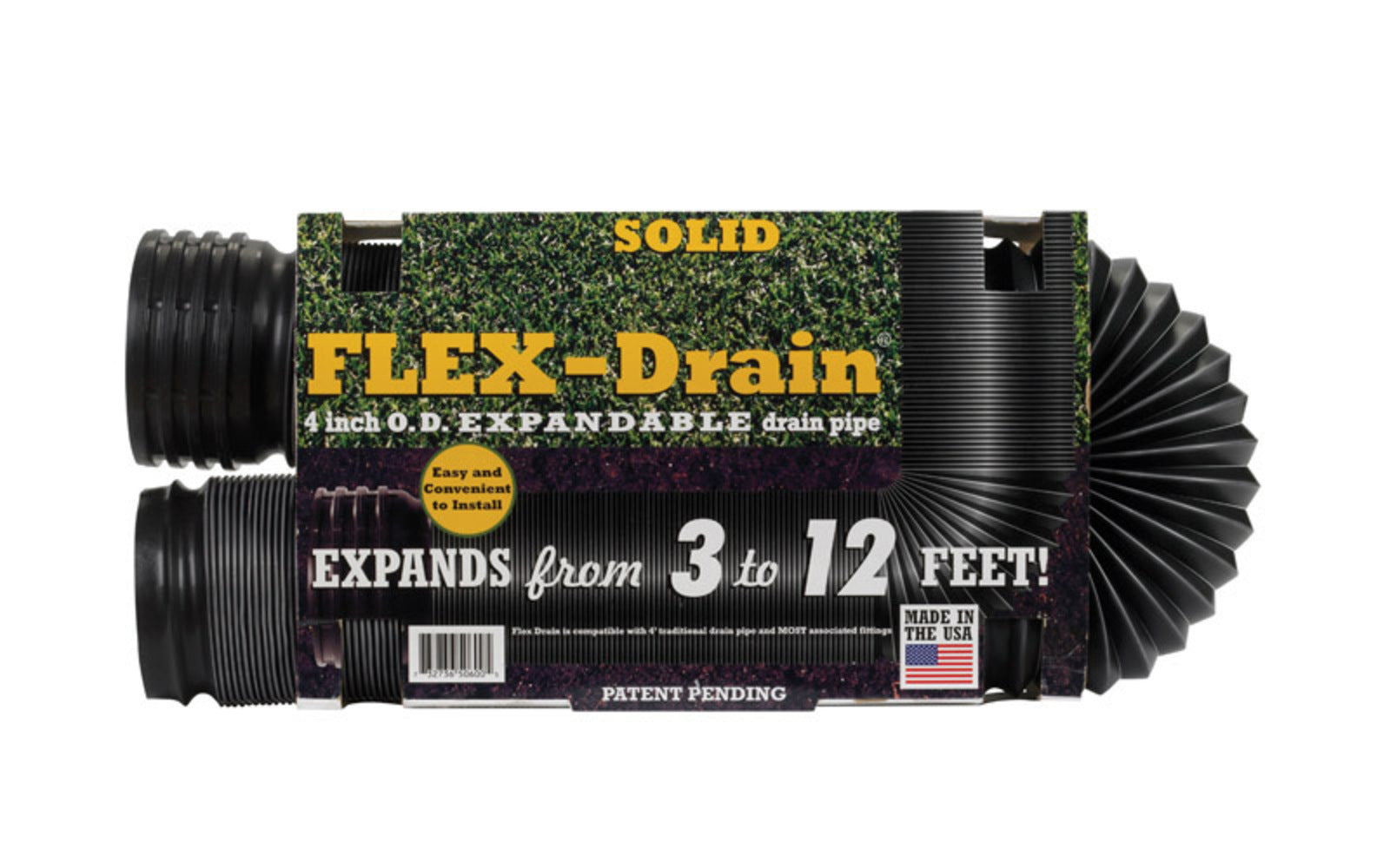 FLEX-DRAIN SOLID 12'