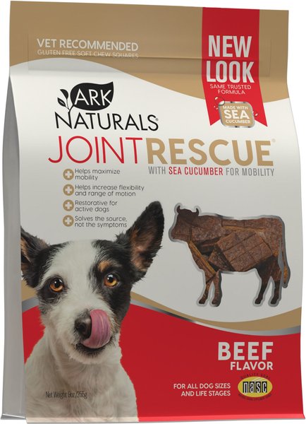 Ark Naturals Joint Rescue Beef Flavored Soft Chew Joint Supplement for Dogs