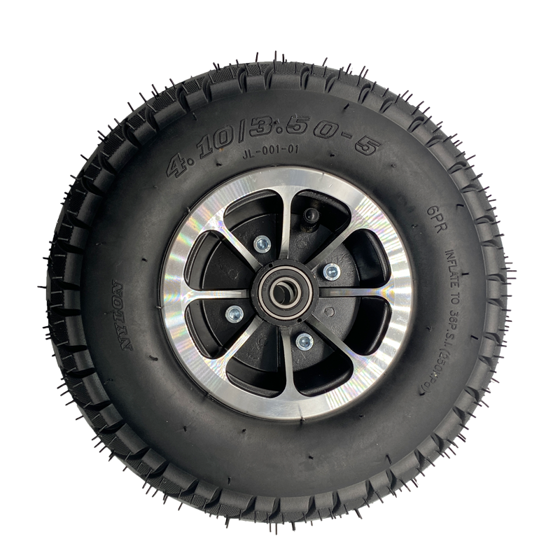 cheapest tyre 4.10/3.50 5 Front whole wheel 10 inch wheels tires and accessories for Electric vehicle accessories