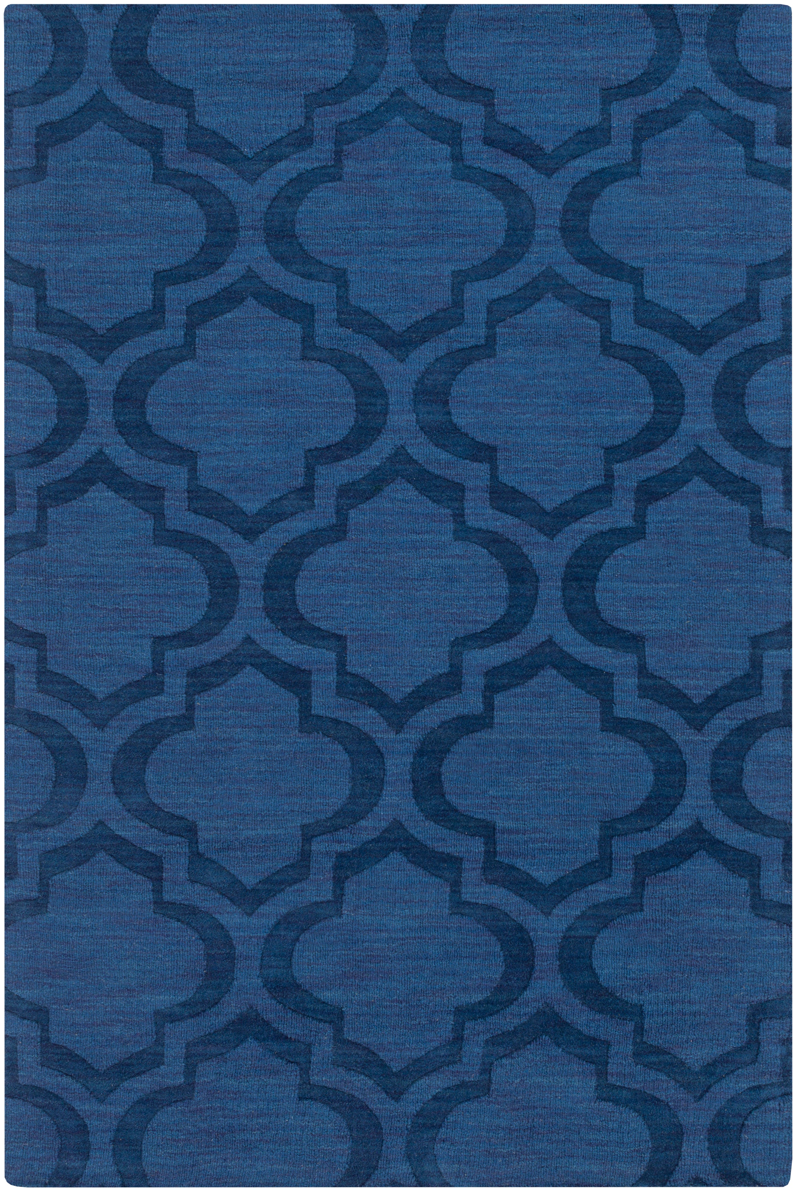 Central Park Rug in Dark Blue