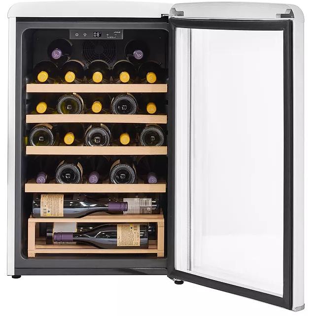 Unique Appliances 28-Bottle Classic Retro Wine Cooler with Single Zone UGP-125CR WF W