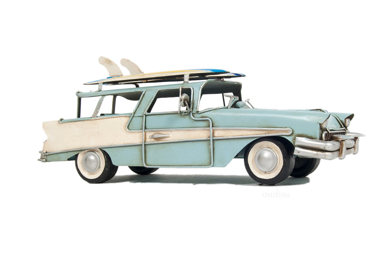 1957 Ford Country Squire Station Wagon Blue by Xoticbrands - Veronese Size (Small)