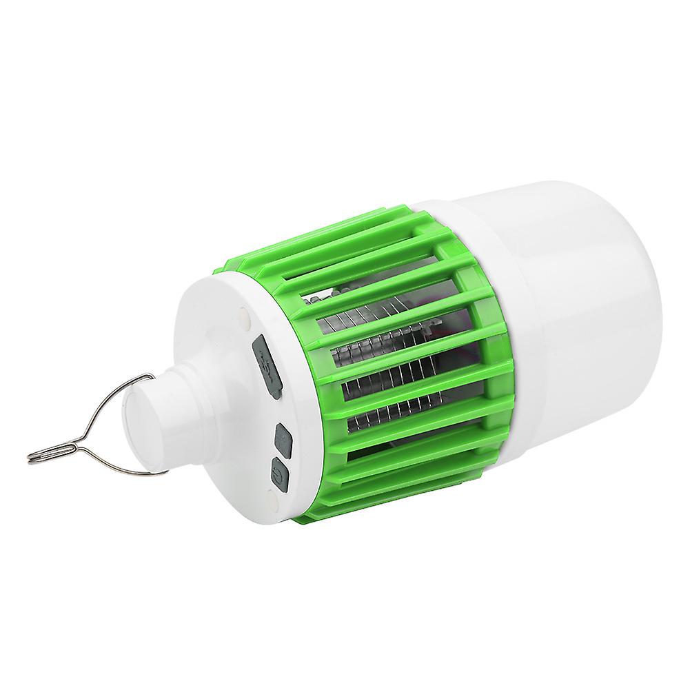 Non Toxic Outdoor Usb Charging Portable Waterproof Lighting Multifunction Mosquito Killer Light For Camping Fishing(green )