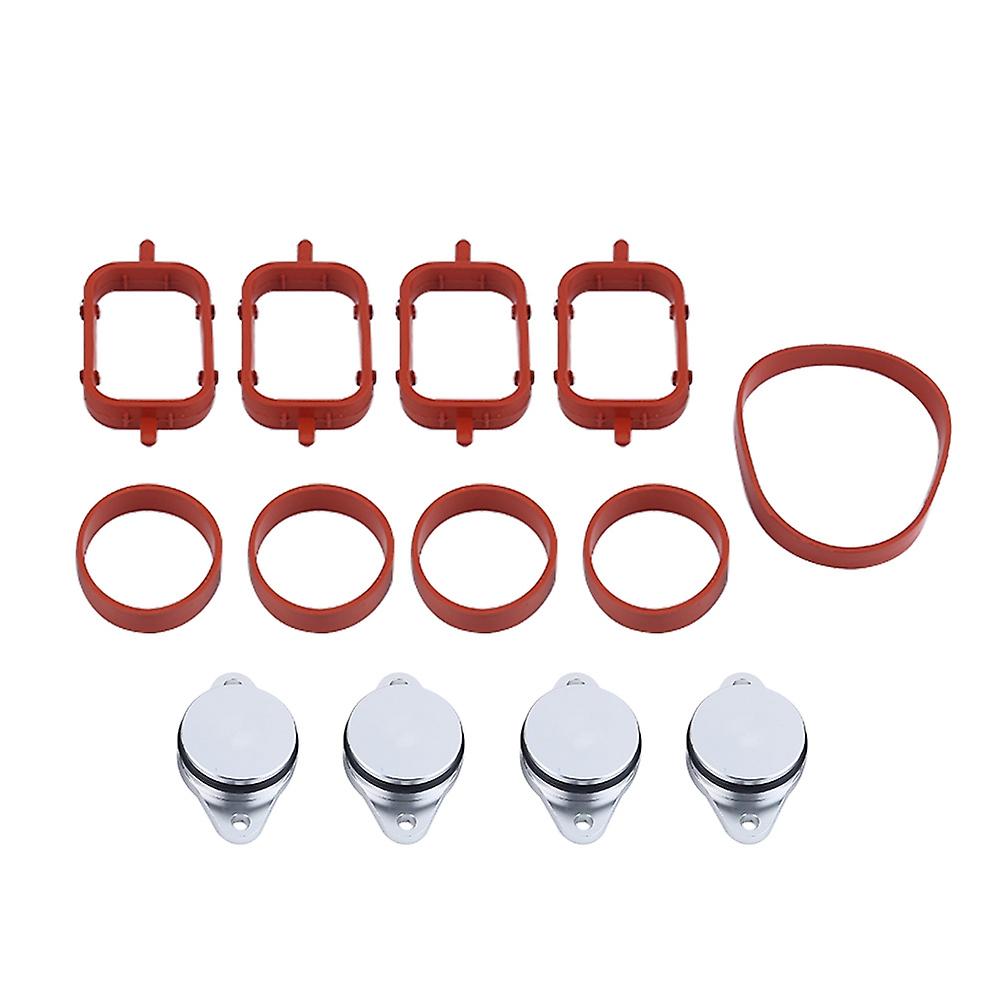 4pcs 22mm Diesel Swirl Flap Blanks Bungs Intake Gaskets Kit