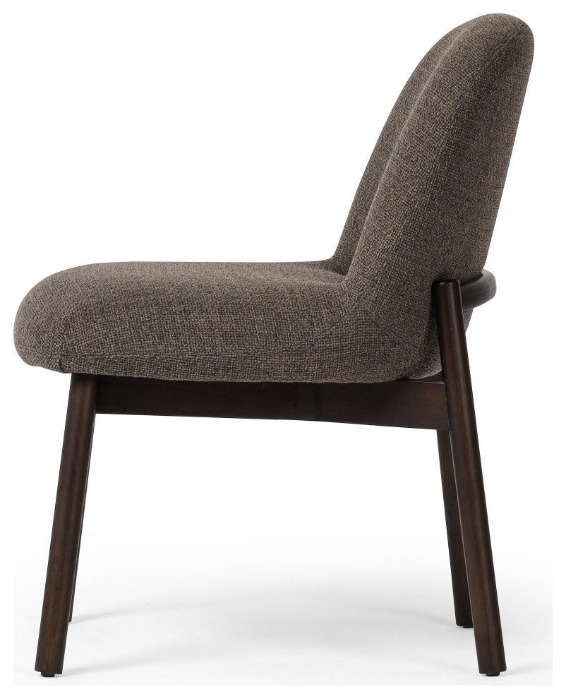 Sora Armless Dining Chair Gibson Mink   Midcentury   Dining Chairs   by Zin Home  Houzz