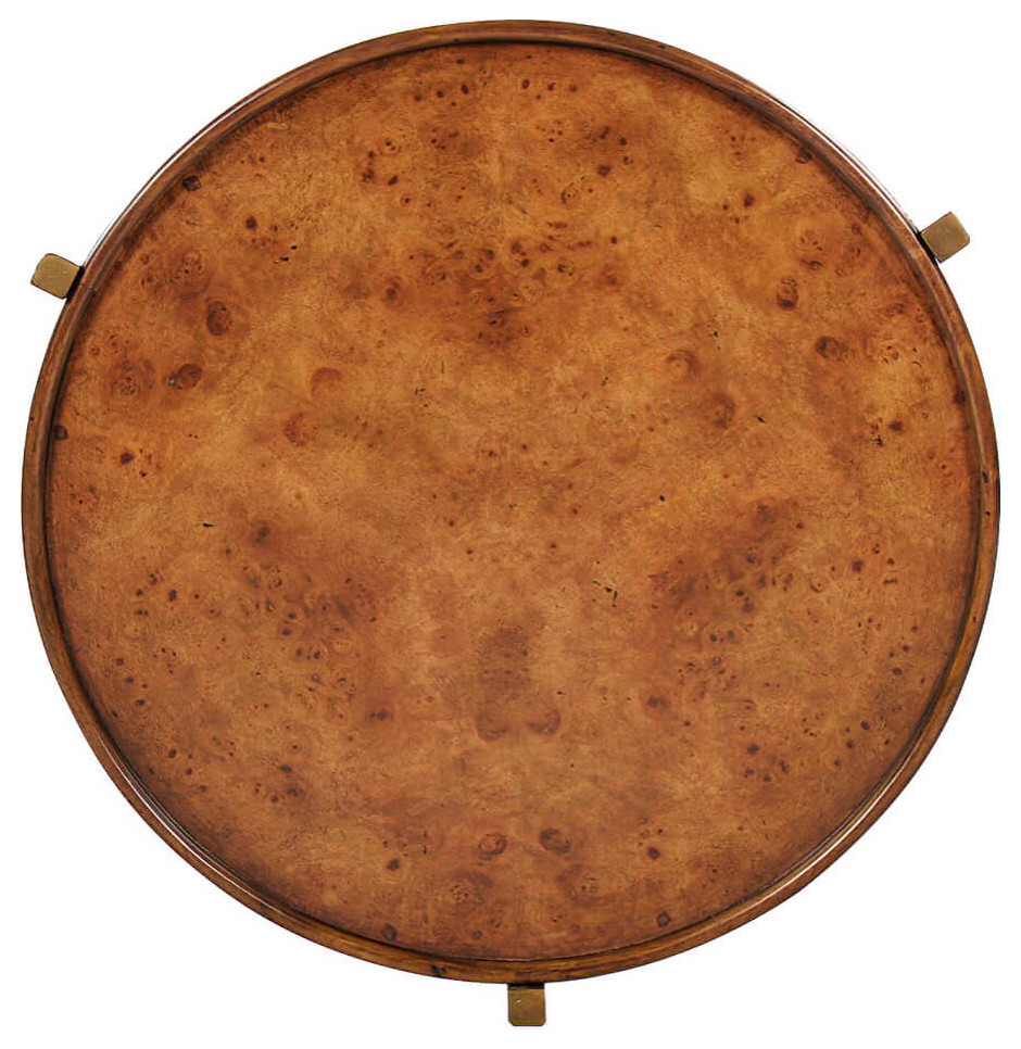 Organic Modern Burl Top Table   Industrial   Side Tables And End Tables   by English Georgian America  Houzz