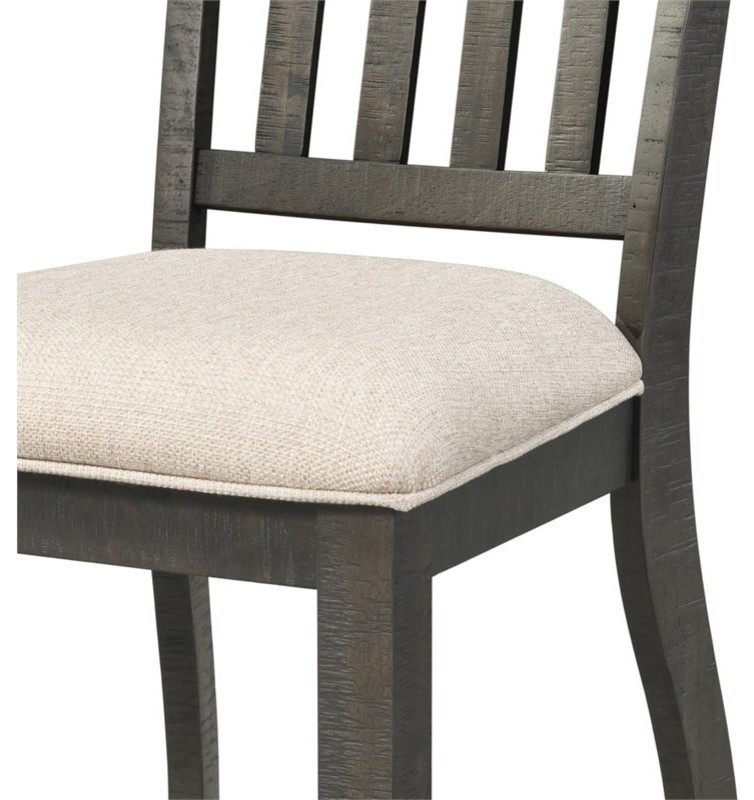 Picket House Furnishings Stanford Side Chair in Dark Ash (Set of 2)   Transitional   Dining Chairs   by Homesquare  Houzz