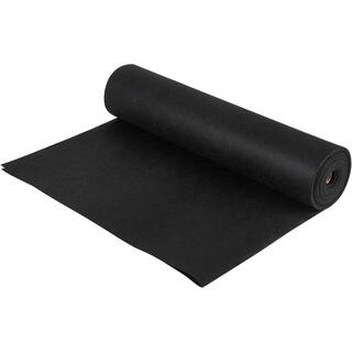 VEVOR 10 ft. x 100 ft. Garden Weed Barrier Fabric 8 oz. Heavy-Duty needle-punched PP Geotextile Landscape Fabric Black TGBYCYC101008XEWNV0