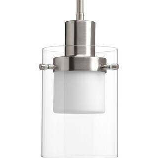 Progress Lighting Moderna Collection 9 -Watt Brushed Nickel Integrated LED Pendant P500000-009-30