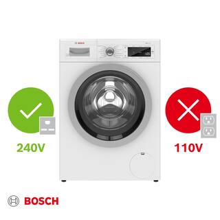 Bosch 500 Series 24 in. 2.2 cu. ft. 240-Volt Home Connect Stackable White Front Load Compact Washing Machine ENERGY STAR WAW285H1UC