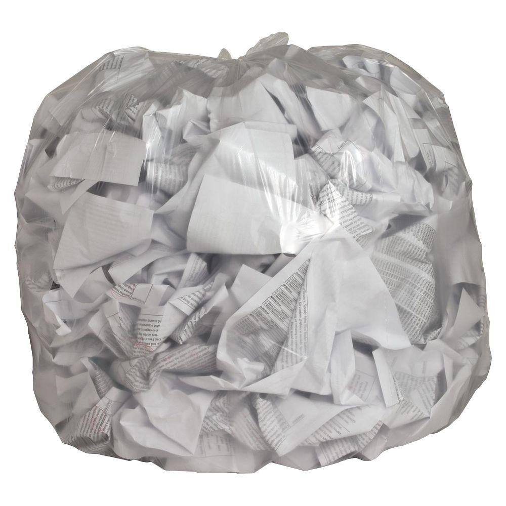 Genuine Joe 45 Gal. Clear Trash Can Liners (250-Count) GJO01015