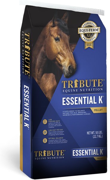 Tribute Equine Nutrition Essential K Low-NSC Horse Feed