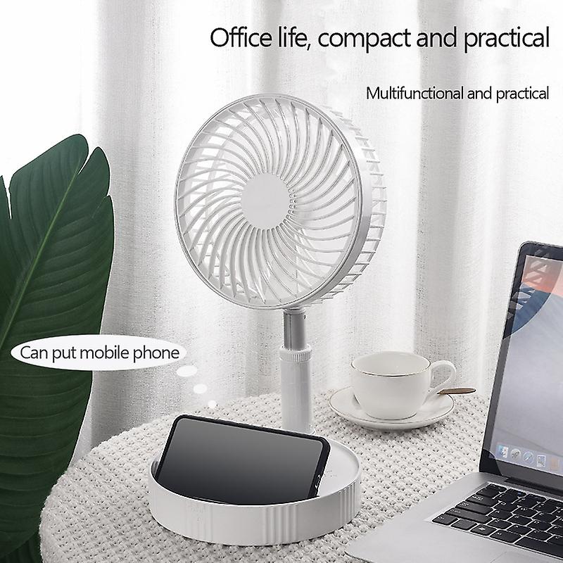 Portable Fan Usb Rechargeable Folding Telescopic Floor Fan