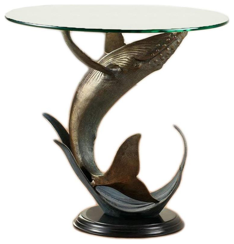 Whale End Table   Beach Style   Side Tables And End Tables   by Uber Bazaar  Houzz