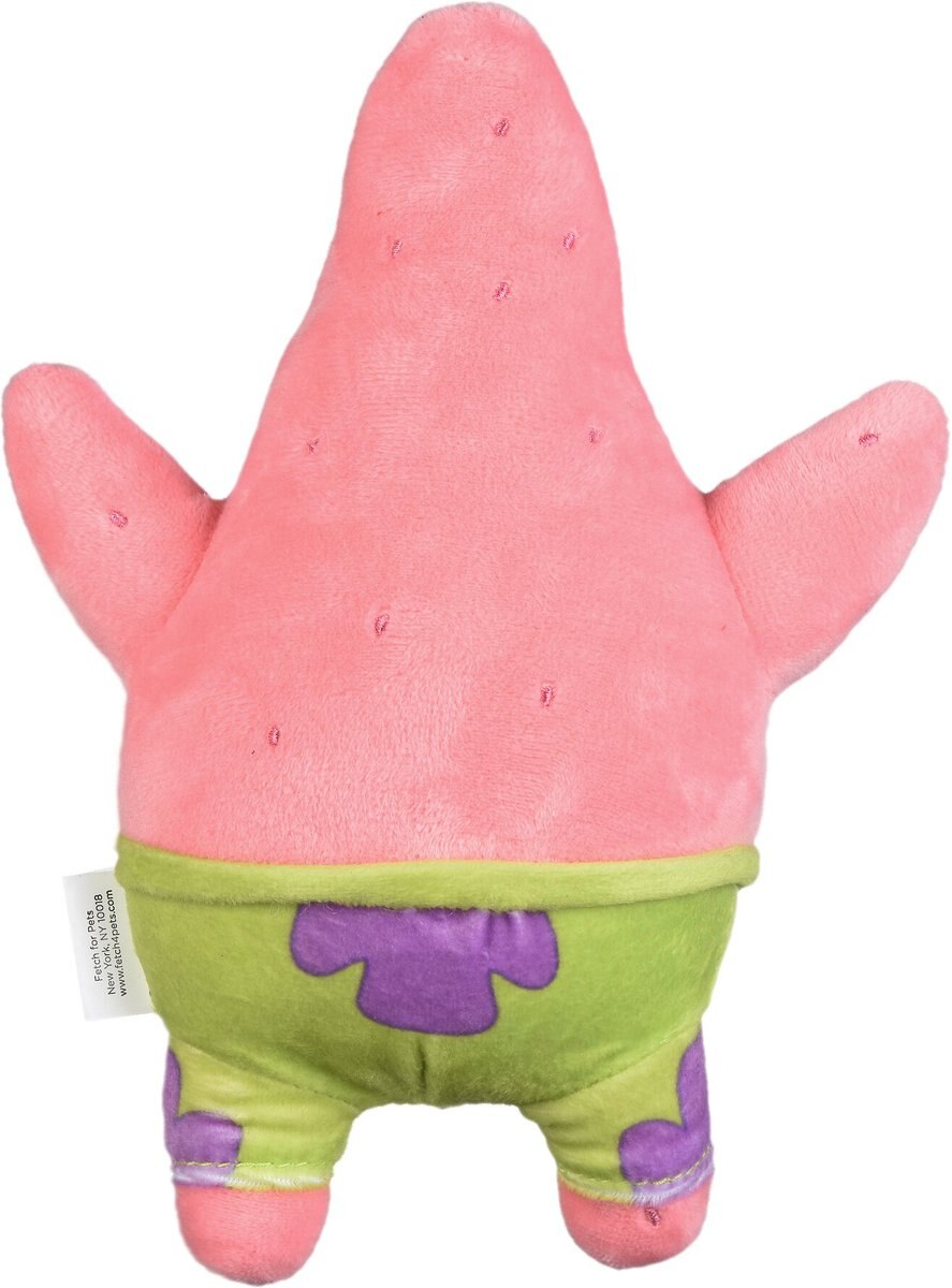 Fetch For Pets SpongeBob Patrick Squeaky Plush Dog Toy