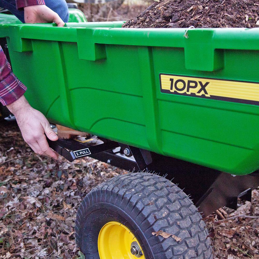 John Deere 650 lbs. 10 cu. ft. Poly Cart with 180 Full Dump PCT-10PXJD