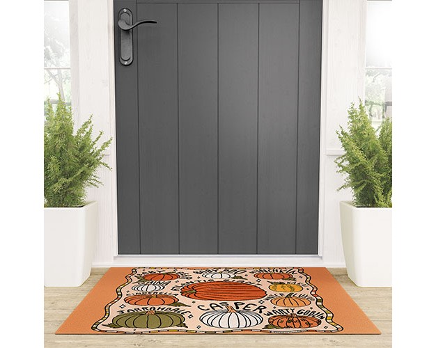 Doodle By Meg Types Of Pumpkins Welcome Mat Society6