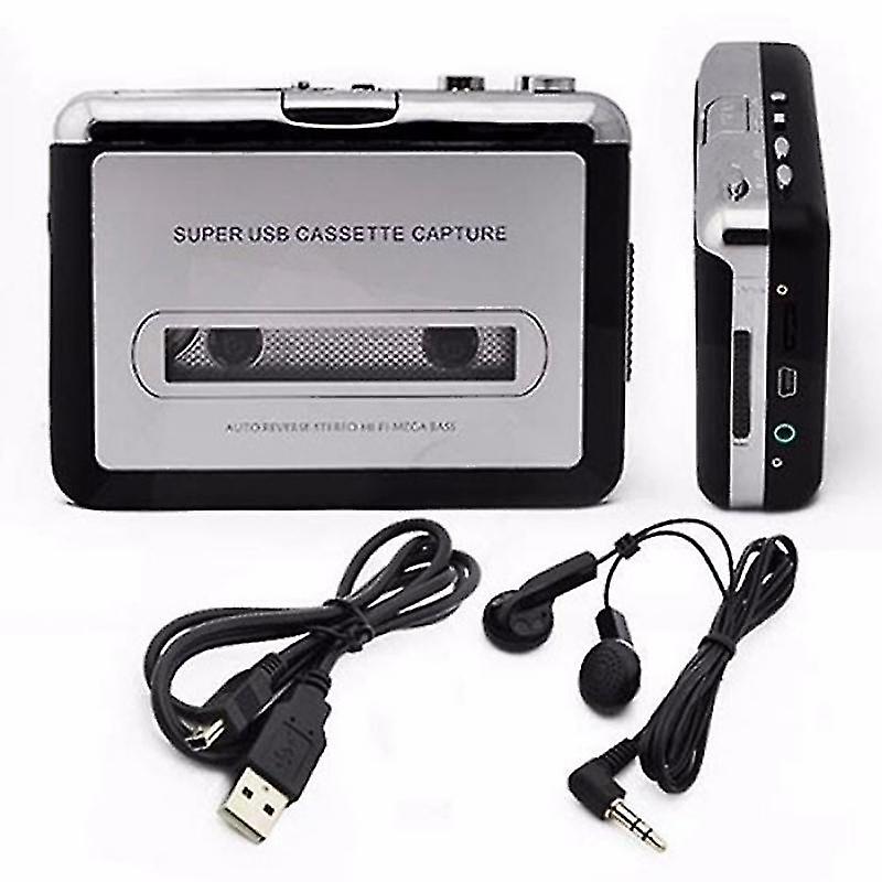 Born Pretty Kryc-portable Cassette Player Audio Cassette Tape To Mp3 Converter， Convert Walkman Cassette To Mp3 Via Usb， Tape Recorder To Cassette