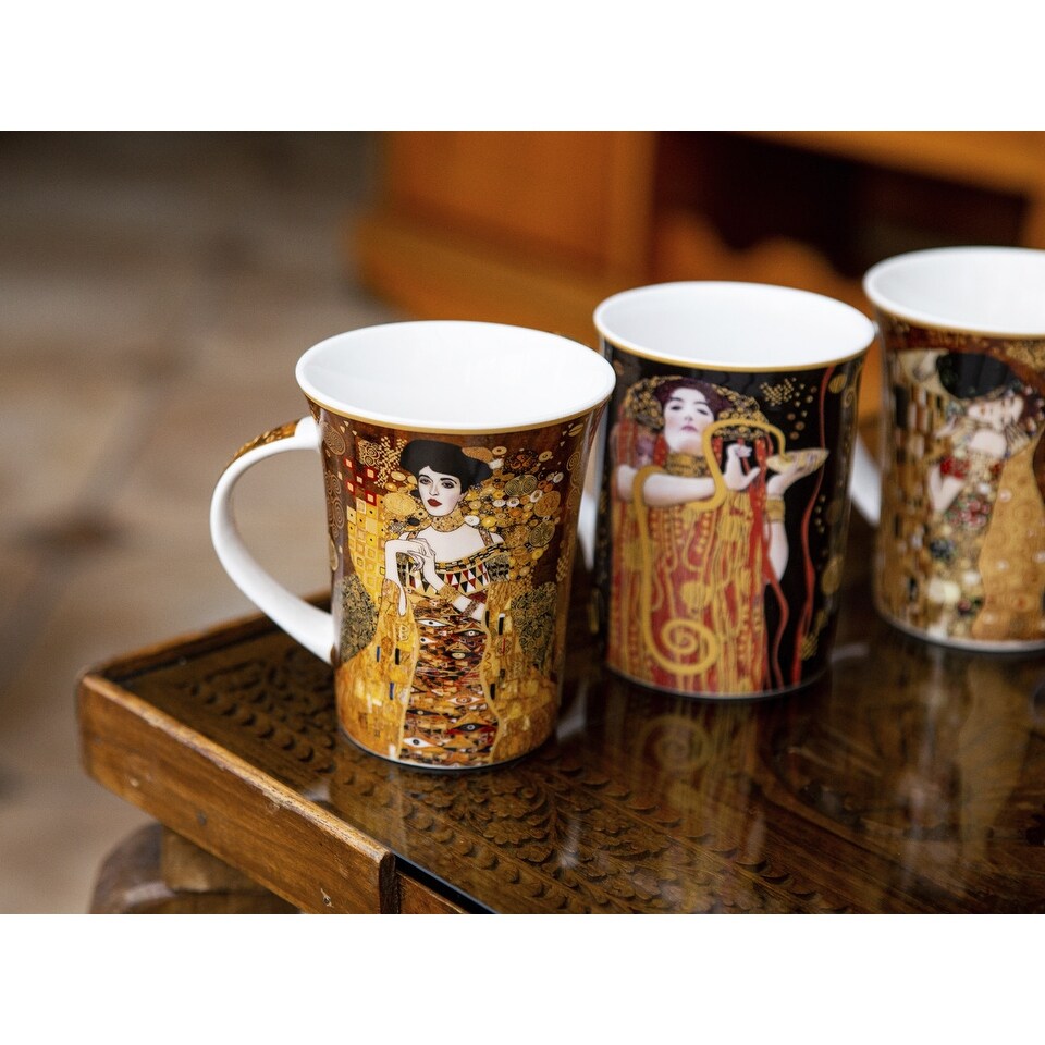 Carmani Adele by G.Klimt Porcelain Mug in A Gift Box