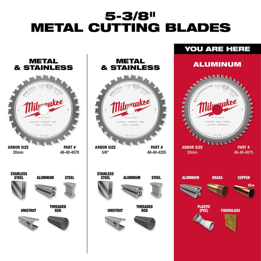 MW Non-Ferrous Metal Circular Saw Blade 48-40-4075M910 from MW