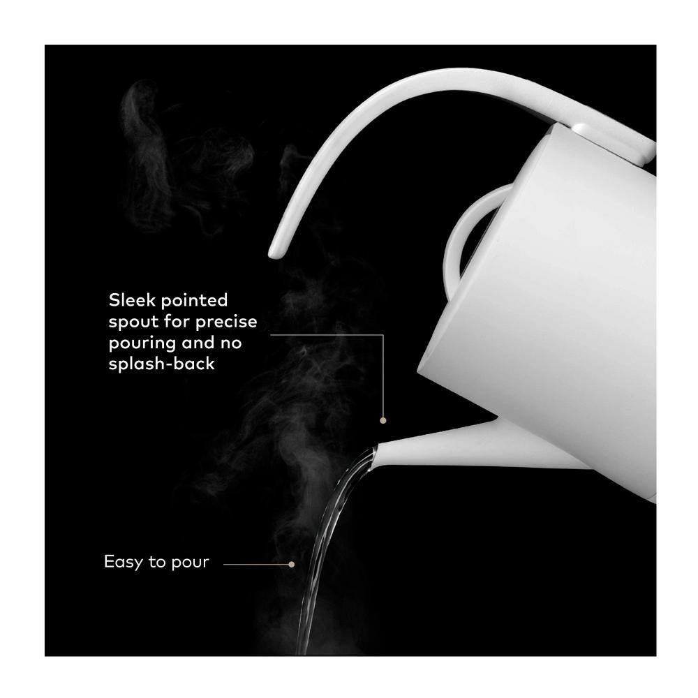 CHEFWAVE Matte White Electric Lightweight Pour-Over Kettle for Coffee And Tea [Number of cups-3] CW-EK-W