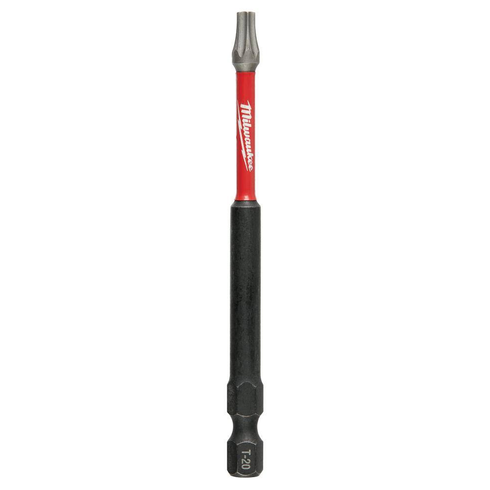 MW SHOCKWAVE Impact Duty 3-12 in. T20 Torx Alloy Steel Screw Driver Bit (2-Pack) 48-32-4678