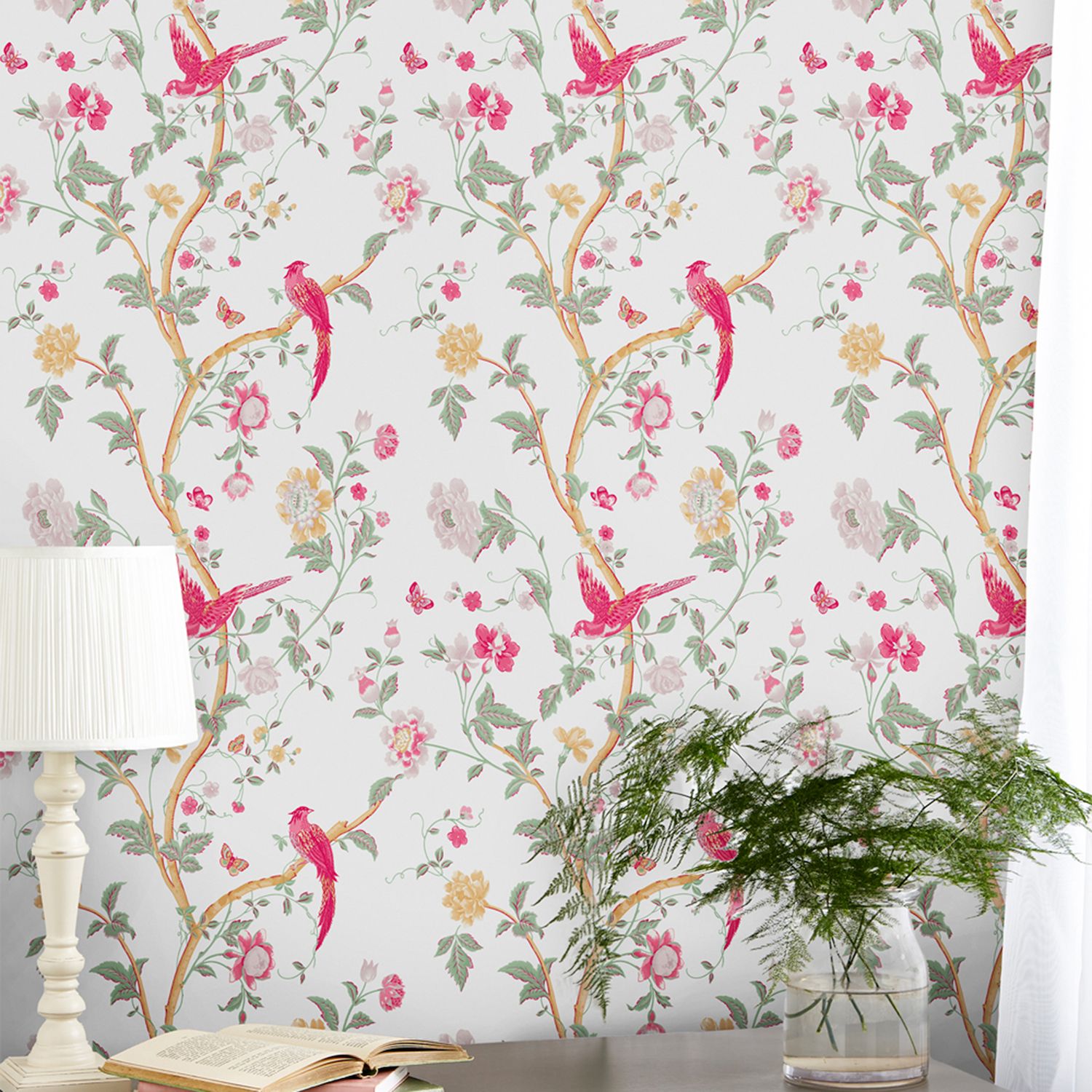 Laura Ashley Summer Palace Peony Wallpaper