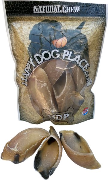 HDP Large Hooves Dog Treats， 1-lb box