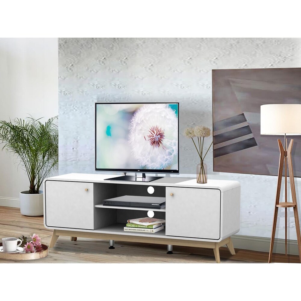 Ren Home Leva Media Console TV Stand with Storage