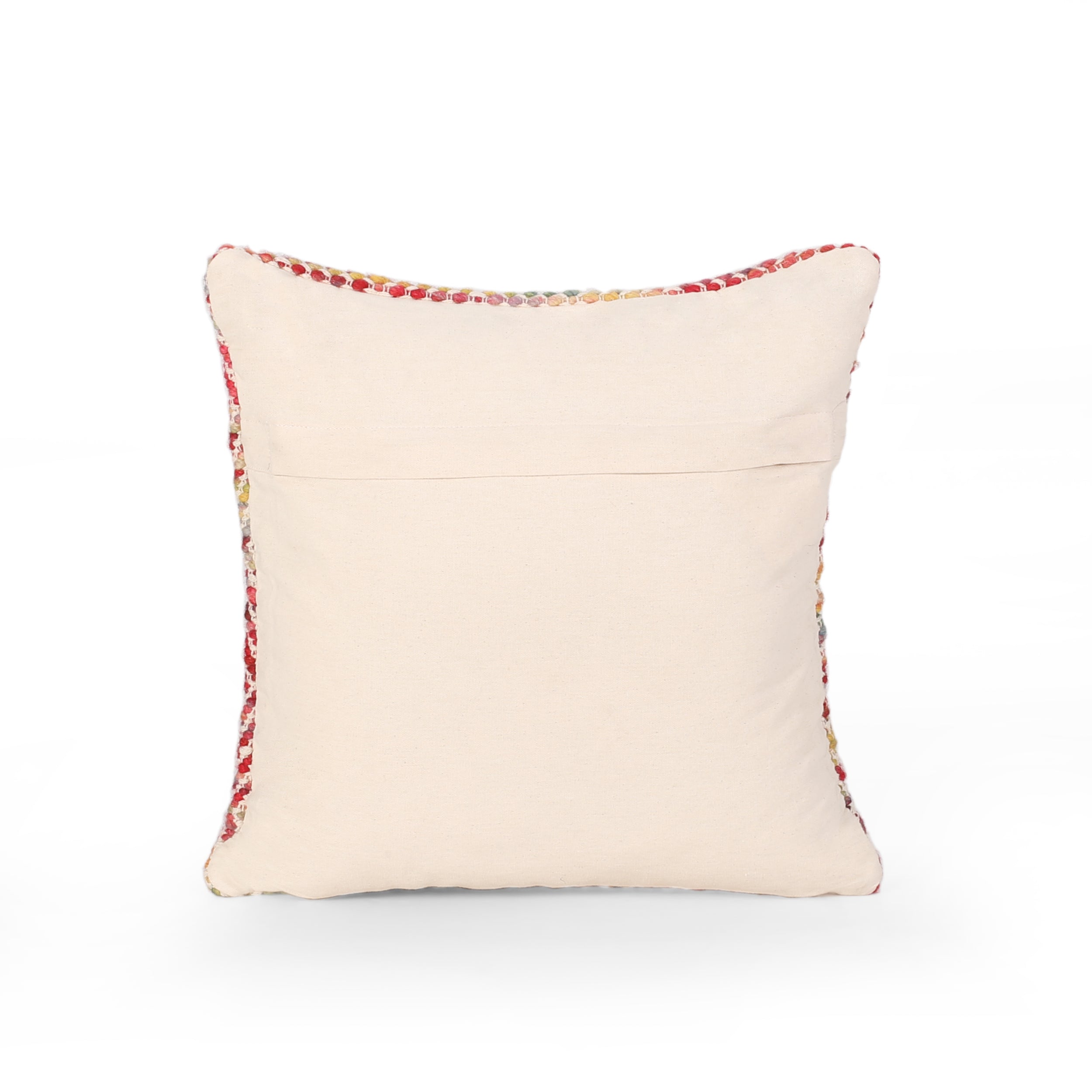 Indee Boho Cotton and Wool Pillow Cover