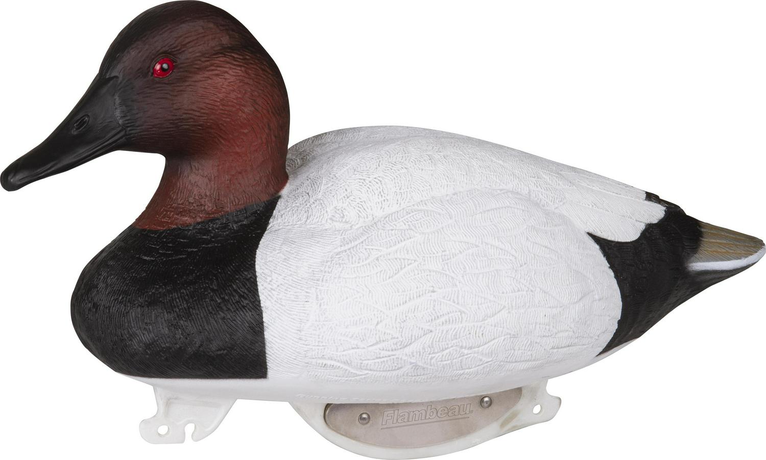 Flambeau Outdoors 1325GSD Gunning Series Foam-Filled Canvasback Decoys， Classic Floaters  6-Pack