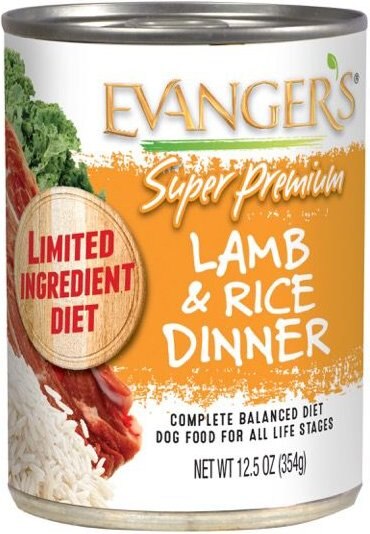 Evanger's Super Premium Lamb and Rice Dinner Canned Dog Food