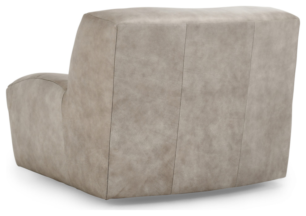 Gabriel Swivel Accent Chair Sand by Kosas Home   Contemporary   Armchairs And Accent Chairs   by Kosas  Houzz