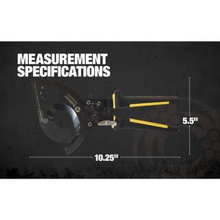 Southwire Heavy-Duty Compact Ratcheting Cable Cutting Pliers 58277740