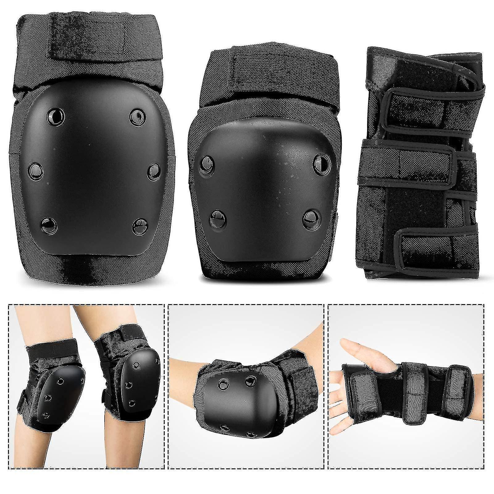 Protective Knee Pads Protective Gear With Knee Elbow Wrist Pads For Kid Children Teenager For Rollerblading Skating Biking