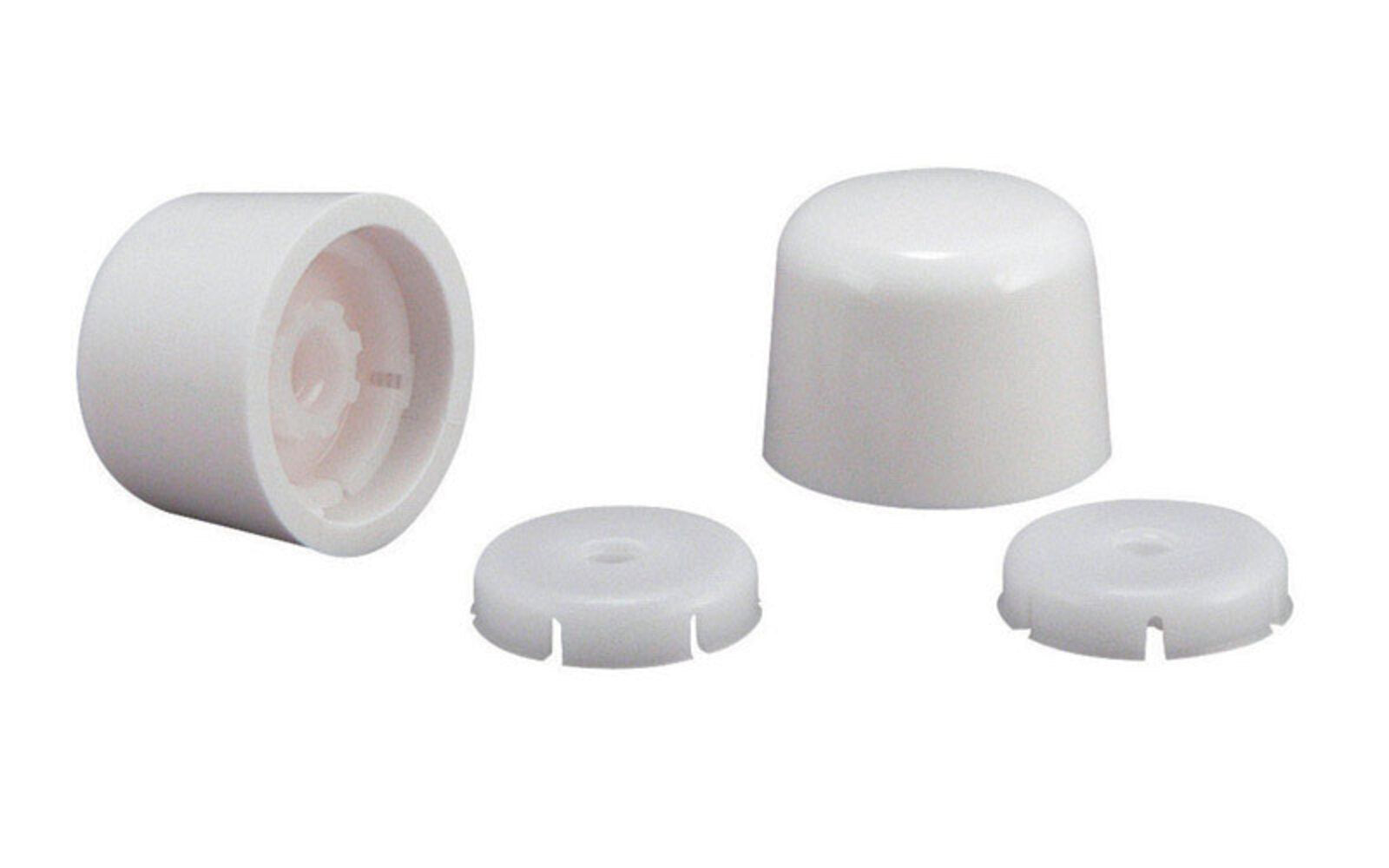 TOILET BOLT CAPS WHITE