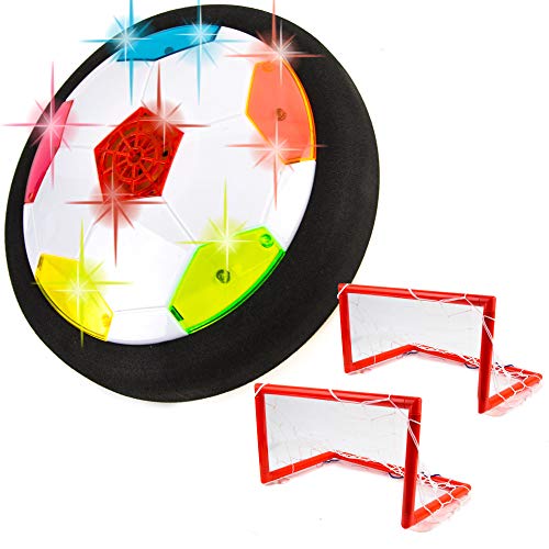 Toysery Hover Mini soccer goal set - kids soccer set - Comes with 2 Goals with Net - kids soccer goal games – soccer ball set with two goals