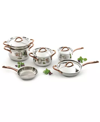 BergHOFF Ouro 18 10 Stainless Steel 14 Piece Cookware Set