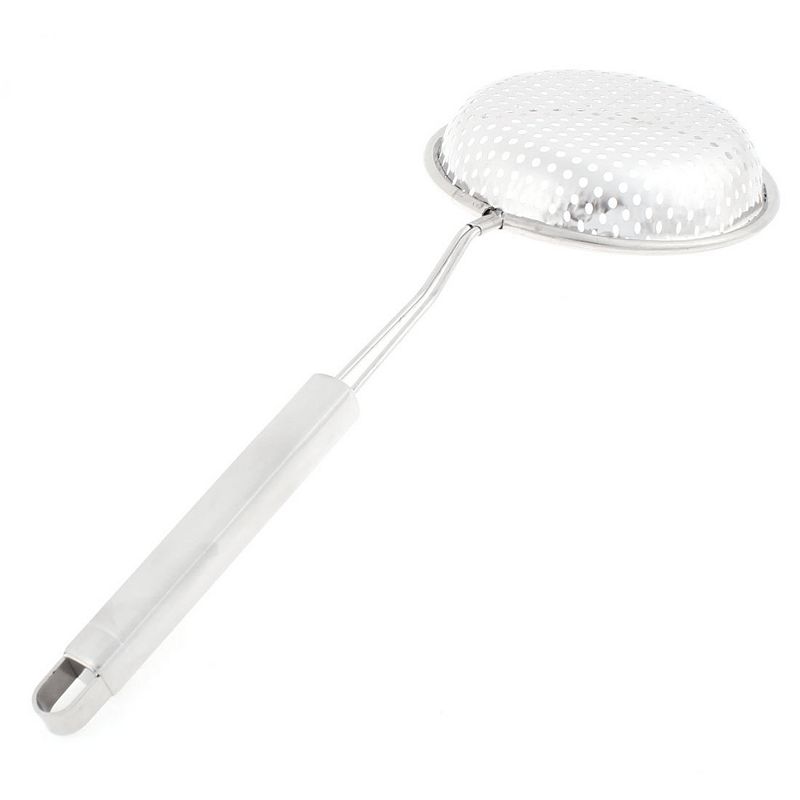 Flat Head Ladle Strainer Kitchen Utensil 13 Length