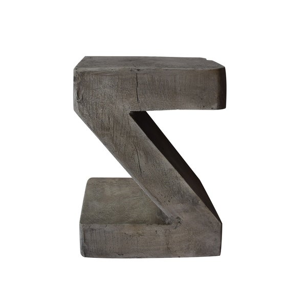 DeAngelo Light-Weight Concrete Side Table by Christopher Knight Home