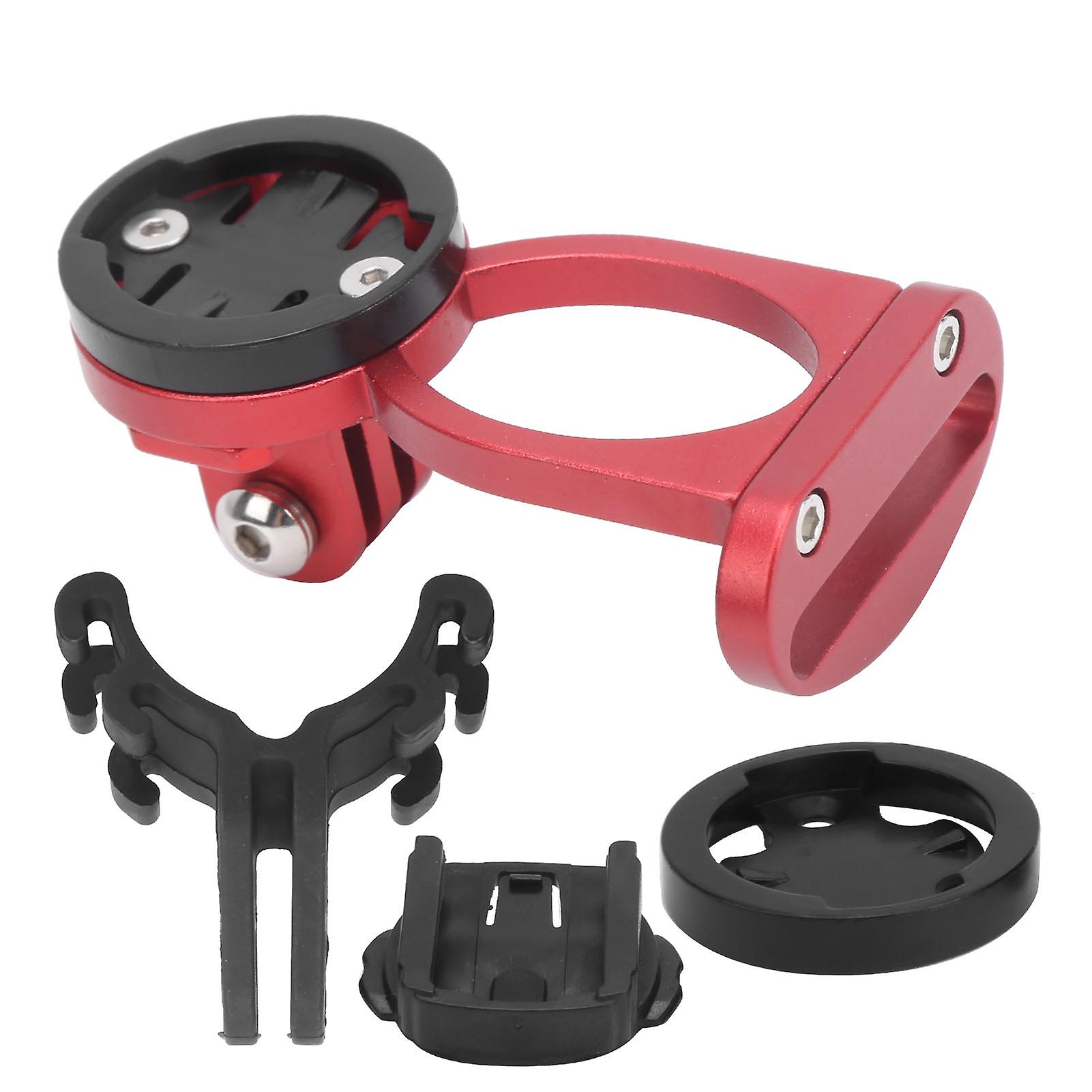 Bike Computer Stem Extension Bracket Aluminium Alloy With Flashlight Clip Bracket Adapterred