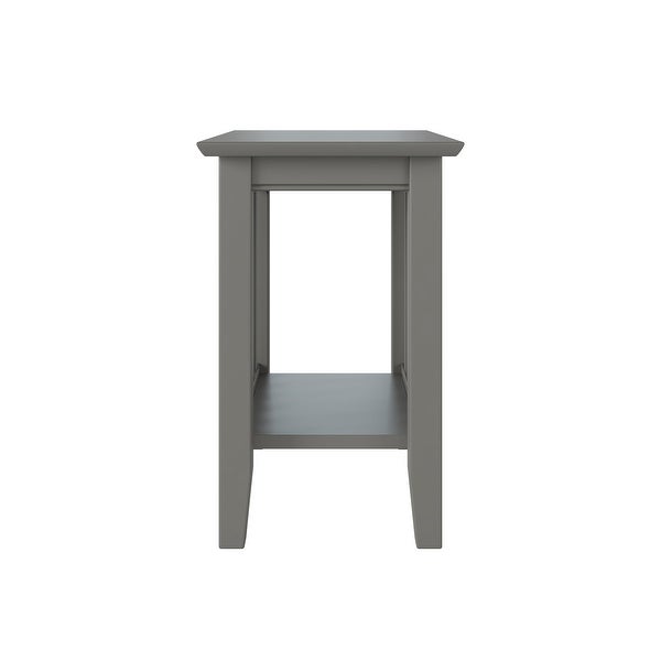 Mission Chair Side Table Grey