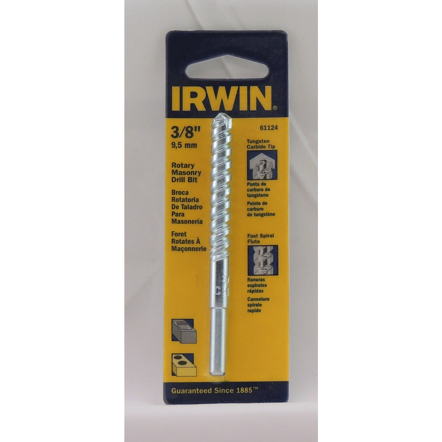 Irwin 3/8 in. X 4 in. L Carbide Tipped Rotary Drill Bit 1 pc