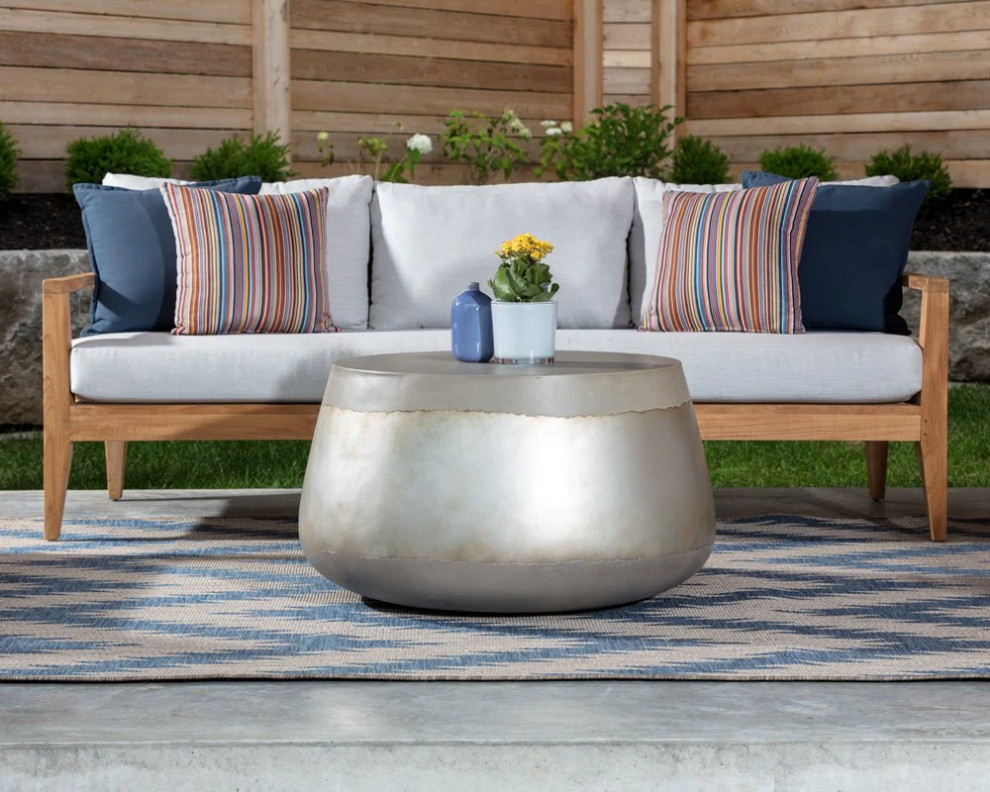 Janella Coffee Table  Silver   Contemporary   Coffee Tables   by Virgil Stanis Design  Houzz