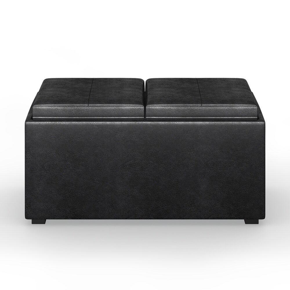 WYNDENHALL Franklin Upholstered 3 piece Ottoman Set