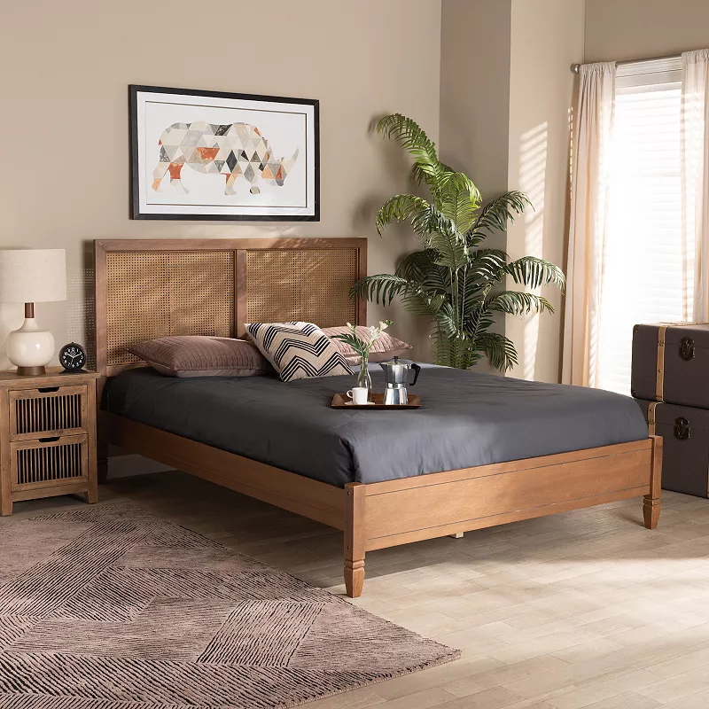 Baxton Studio Redmond Platform Bed