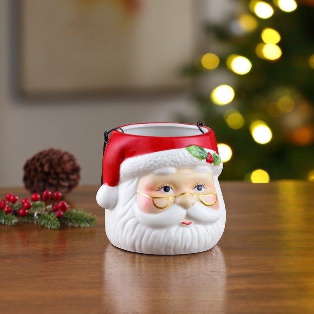 Nostalgic Ceramic Container Santa Claus