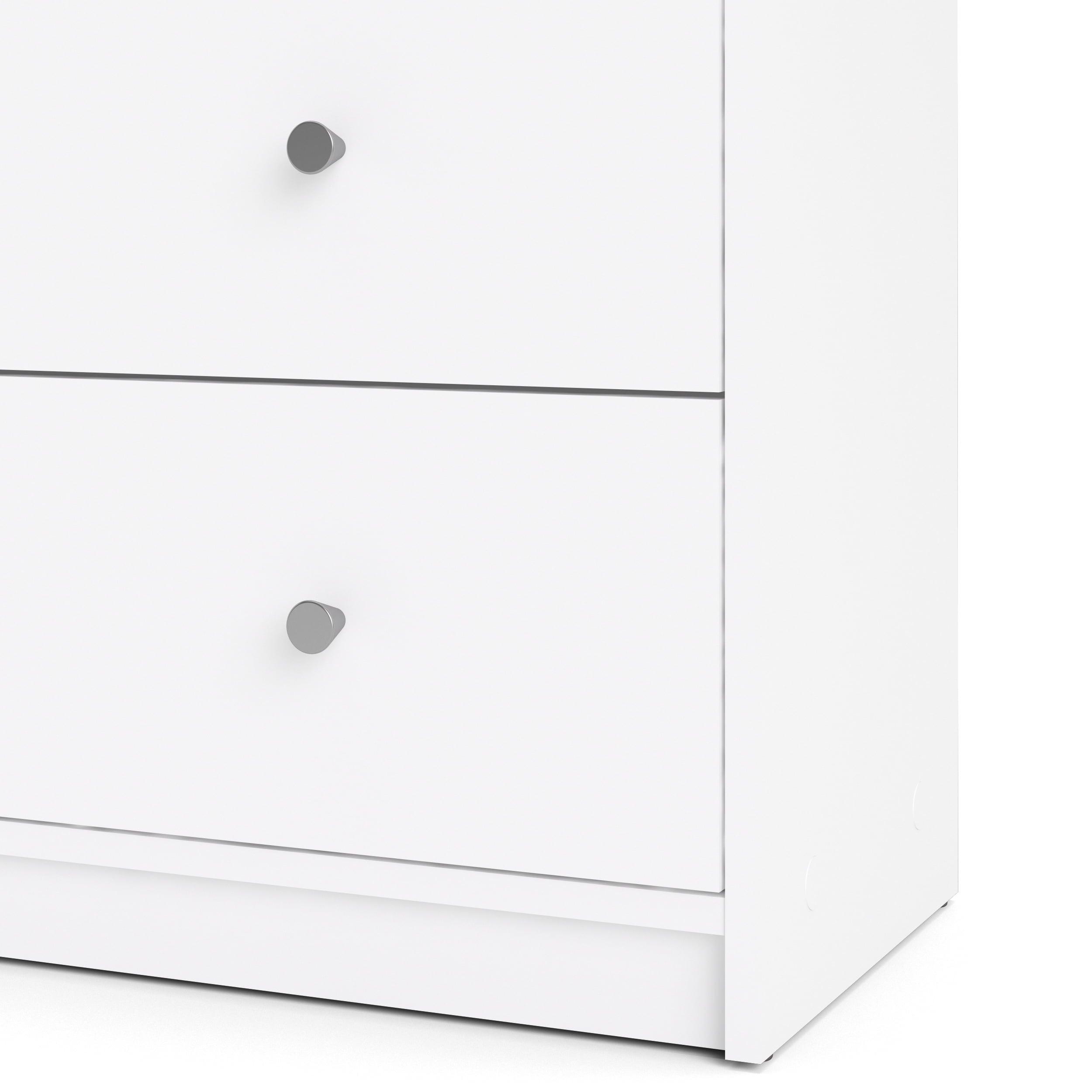 Studio 6 Drawer Double Dresser, White